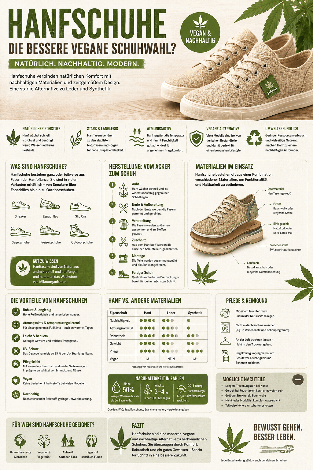 Sind Hanfschuhe die bessere vegane Schuhwahl?
