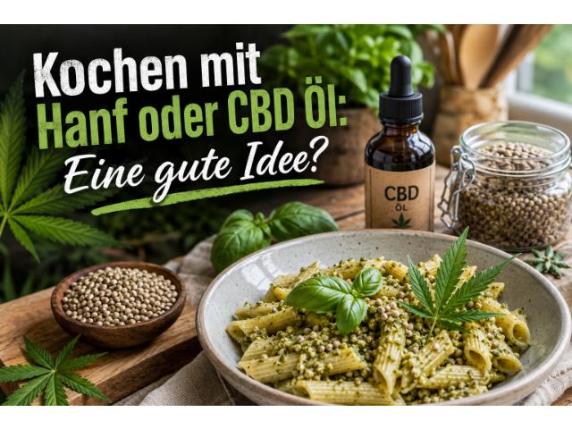 Kochen mit Hanf oder CBD Öl: Eine gute Idee?