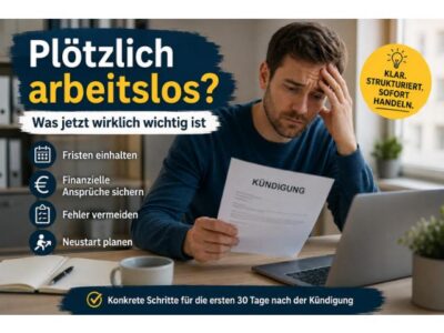 Plötzlich arbeitslos? Was jetzt wirklich wichtig ist
