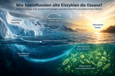Wie beeinflussten alte Eiszyklen die Ozeane?