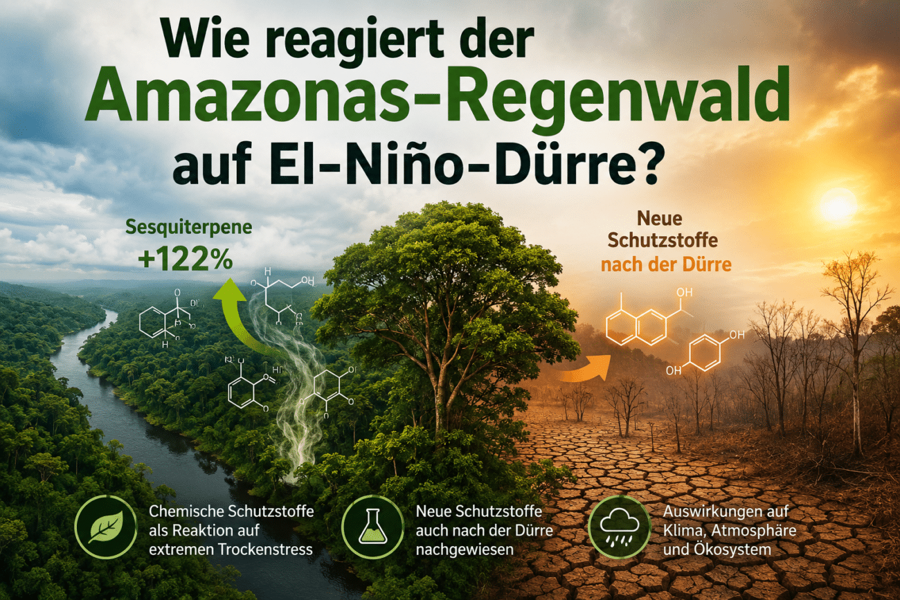 Wie reagiert der Amazonas-Regenwald auf El-Niño-Dürre?