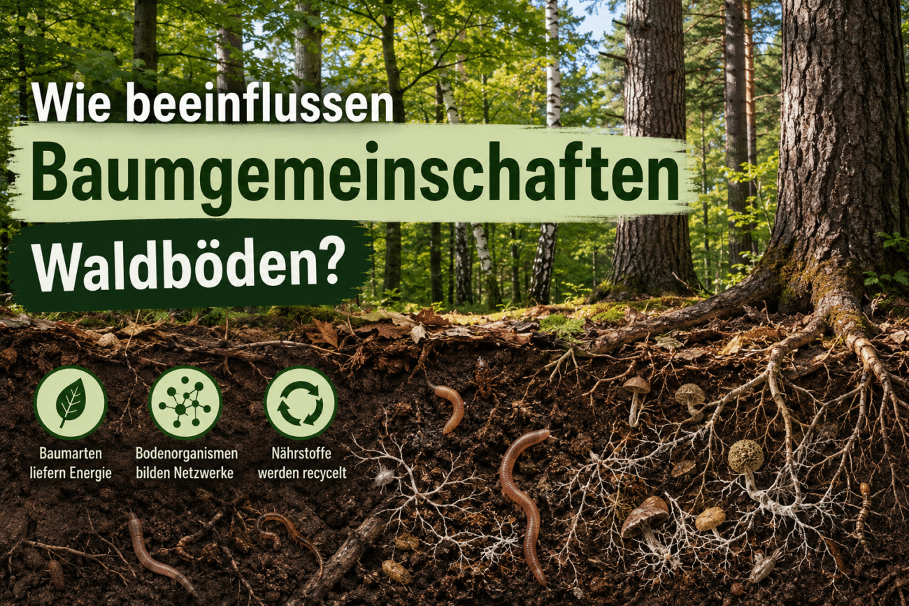 Wie beeinflussen Baumgemeinschaften Waldböden?