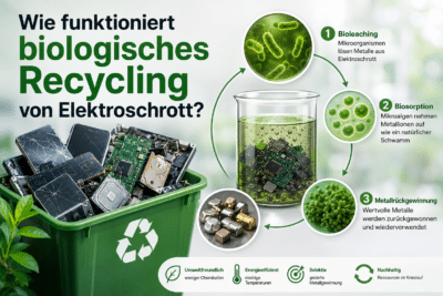 Wie funktioniert biologisches Recycling von Elektroschrott?