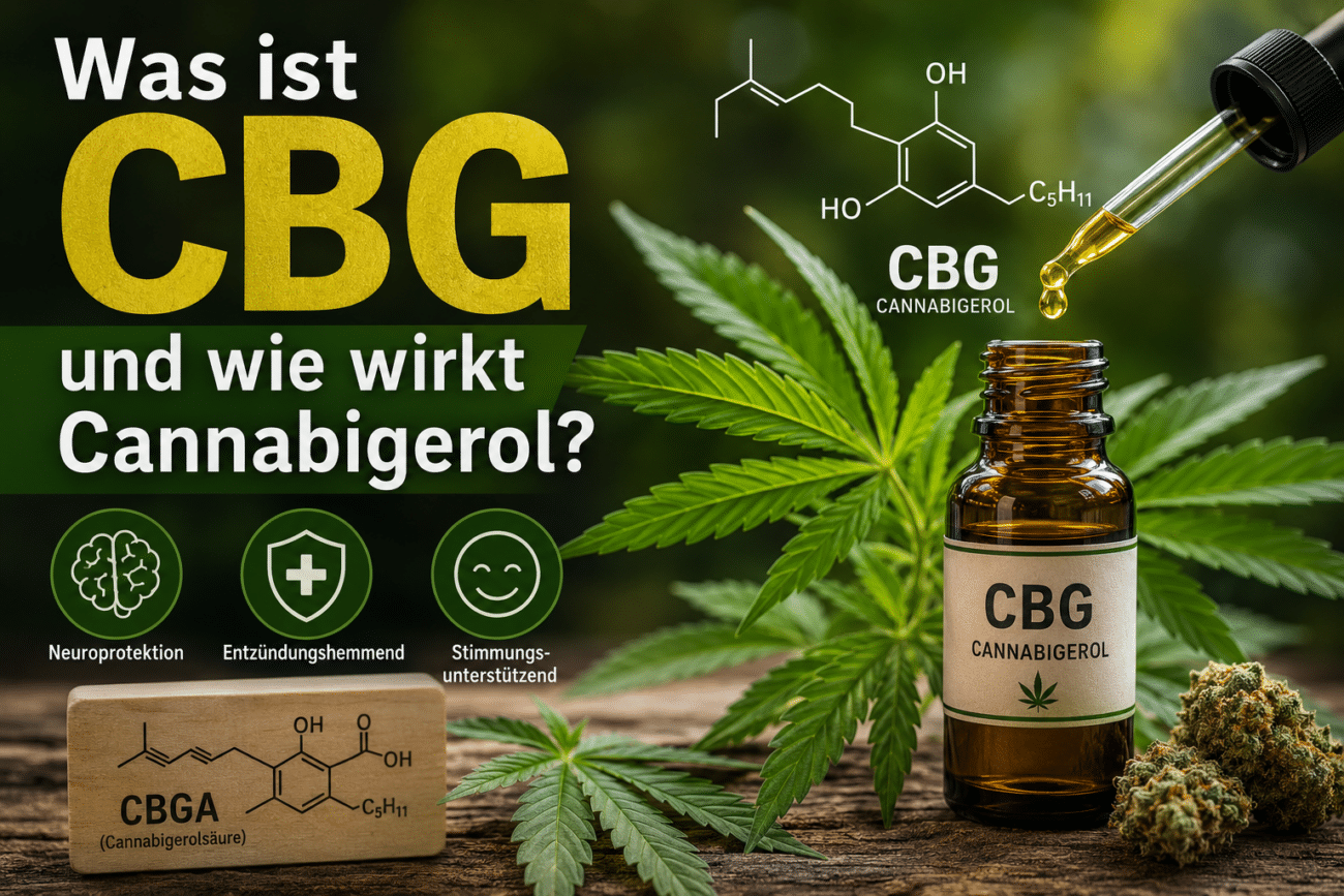 Was ist CBG und wie wirkt Cannabigerol?