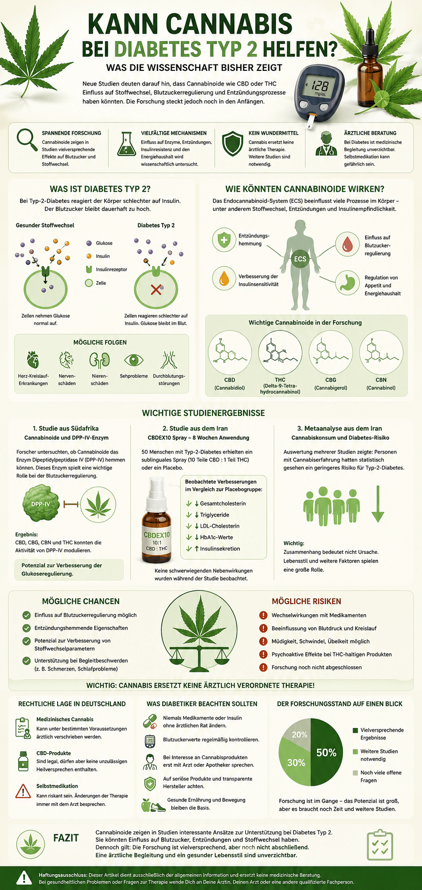 Kann Cannabis bei Diabetes Typ 2 helfen?