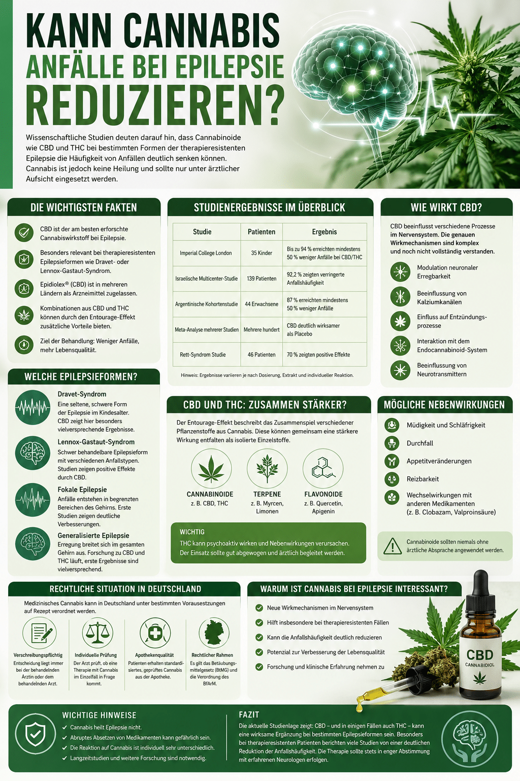 Kann Cannabis Anfälle bei Epilepsie reduzieren?