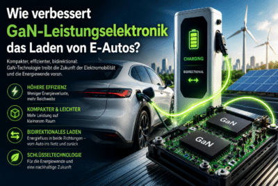 Wie verbessert GaN-Leistungselektronik das Laden von E-Autos?