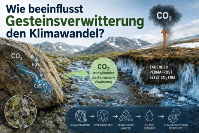 Wie beeinflusst Gesteinsverwitterung den Klimawandel?