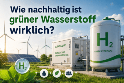 Wie nachhaltig ist grüner Wasserstoff wirklich?