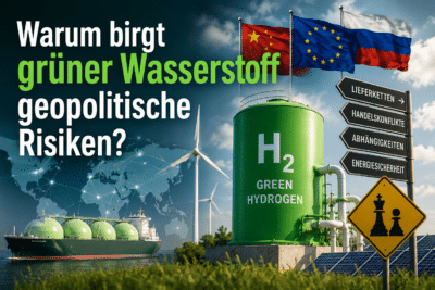 Warum birgt grüner Wasserstoff geopolitische Risiken?