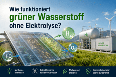 Wie funktioniert grüner Wasserstoff ohne Elektrolyse?