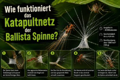 Wie funktioniert das Katapultnetz der Ballista Spinne?