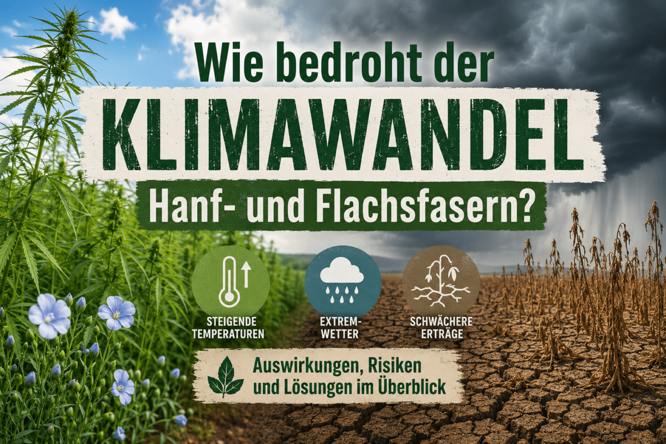 Wie bedroht der Klimawandel Hanf- und Flachsfasern?