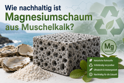 Wie nachhaltig ist Magnesiumschaum aus Muschelkalk?