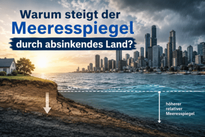 Warum steigt der Meeresspiegel durch absinkendes Land?