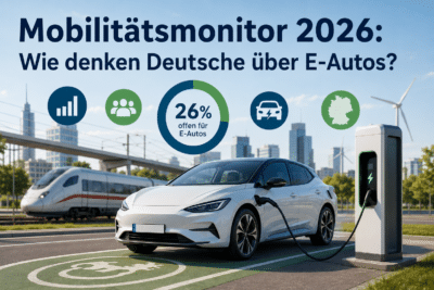 Mobilitätsmonitor 2026: Wie denken Deutsche über E-Autos?