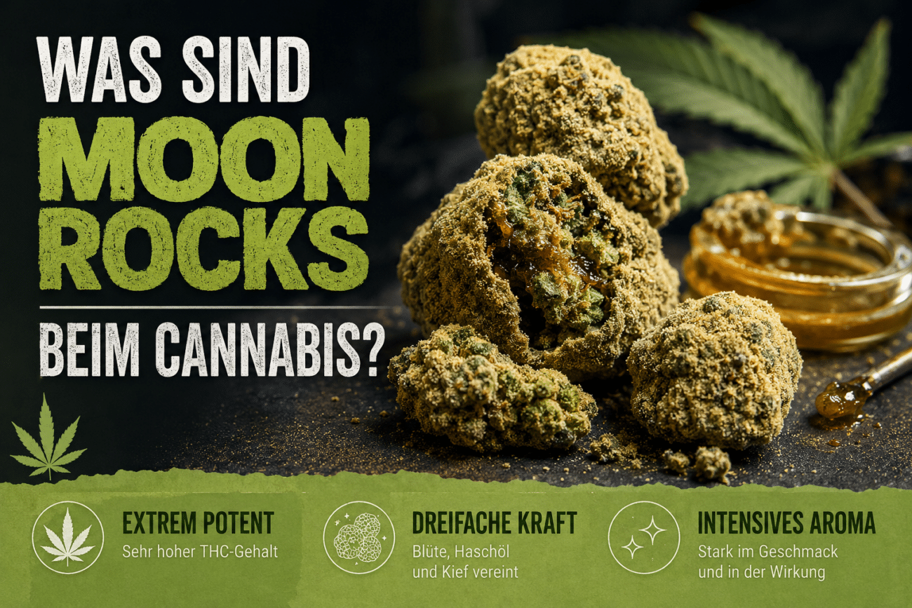 Was sind Moon Rocks beim Cannabis?