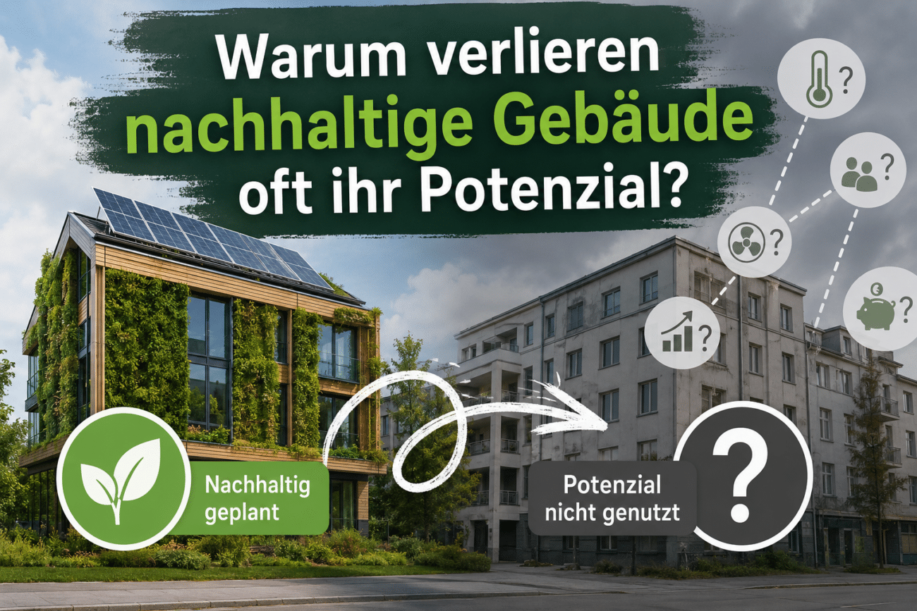 Warum verlieren nachhaltige Gebäude oft ihr Potenzial?