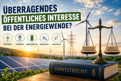 Überragendes öffentliches Interesse bei der Energiewende?