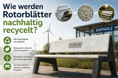 Wie werden Rotorblätter nachhaltig recycelt?