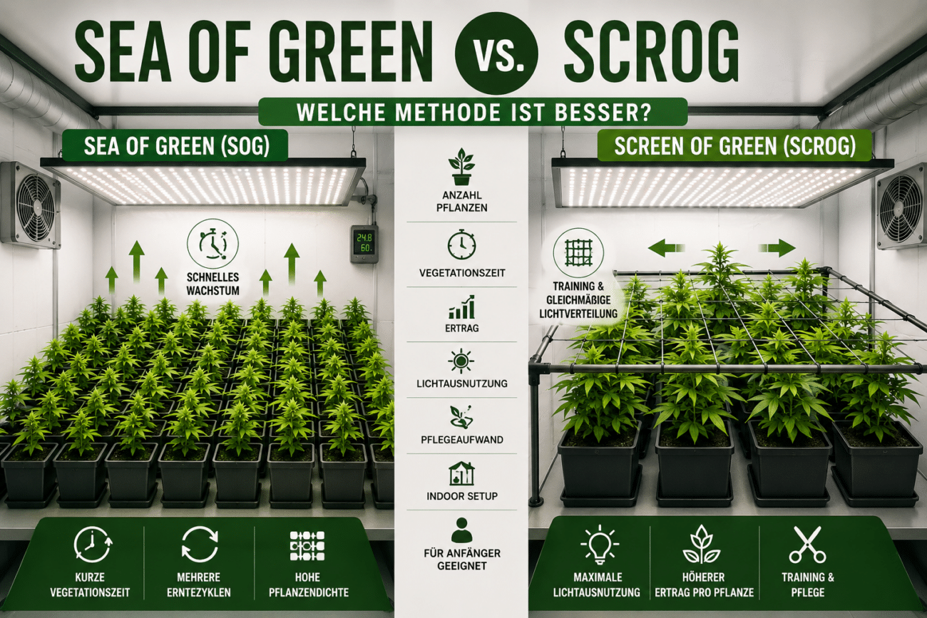 Sea of Green vs. ScroG: Welche Methode ist besser?