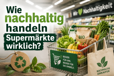 Wie nachhaltig handeln Supermärkte wirklich?