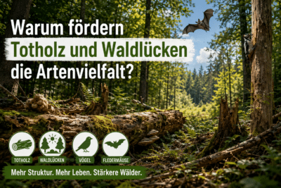 Warum fördern Totholz und Waldlücken die Artenvielfalt?