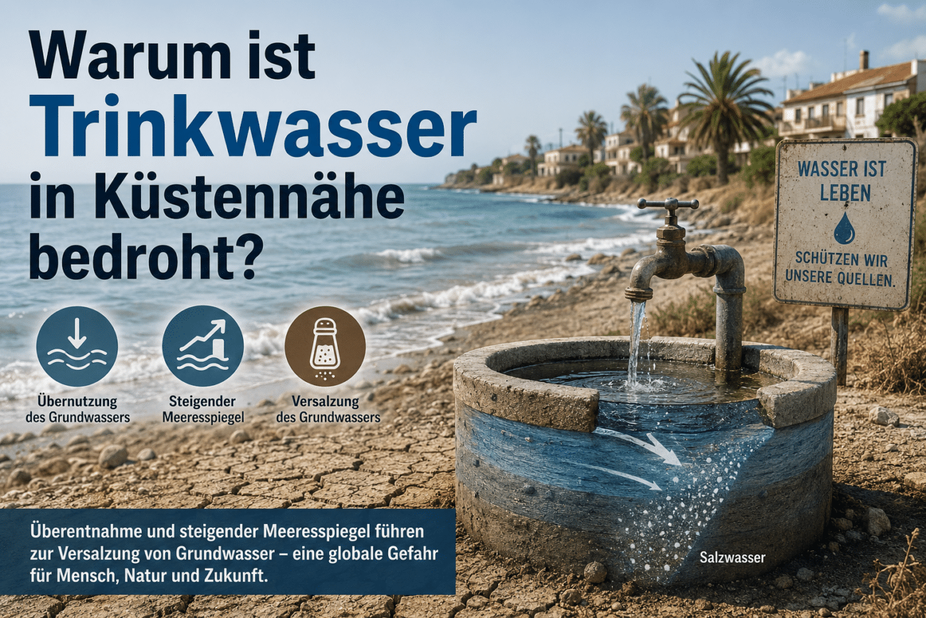 Warum ist Trinkwasser in Küstennähe bedroht?