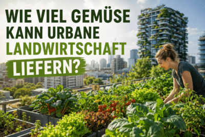 Wie viel Gemüse kann urbane Landwirtschaft liefern?