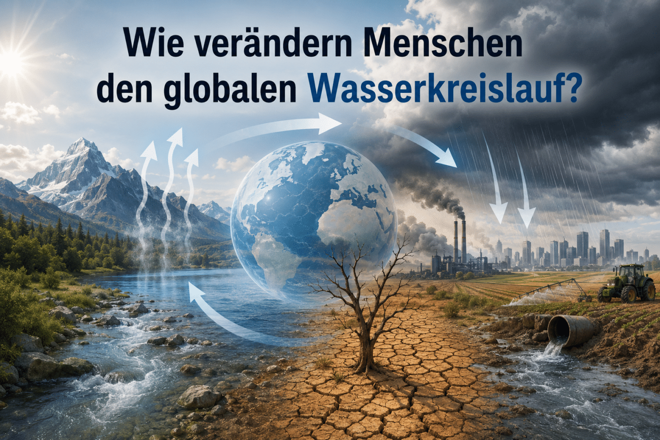 Wie verändern Menschen den globalen Wasserkreislauf?
