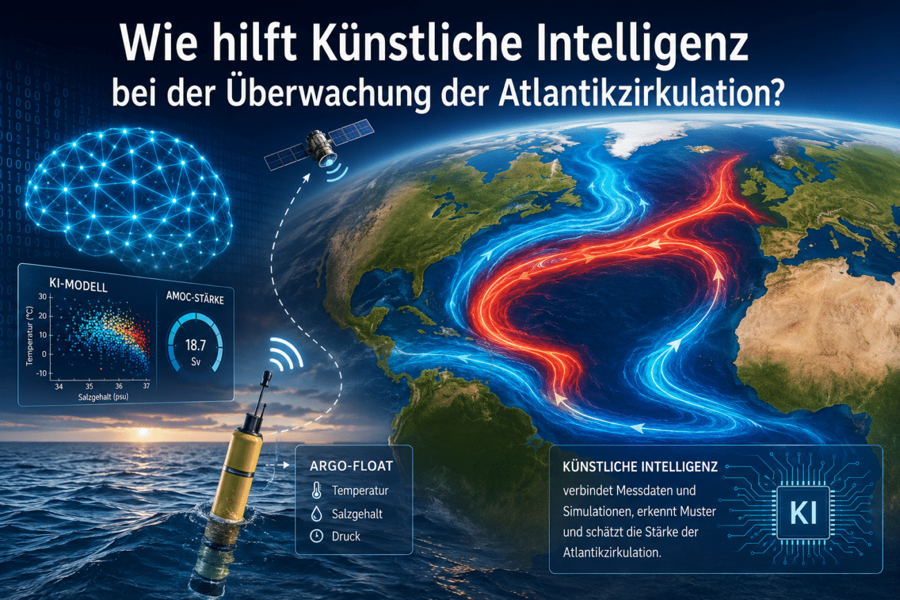 Wie hilft Künstliche Intelligenz bei der Überwachung der Atlantikzirkulation?