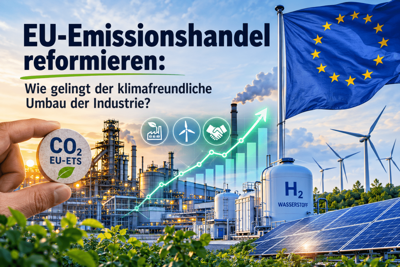 EU-Emissionshandel reformieren: Wie gelingt der klimafreundliche Umbau der Industrie?
