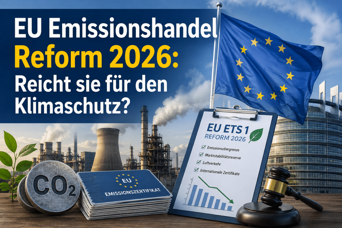 EU Emissionshandel Reform 2026: Reicht sie für den Klimaschutz?