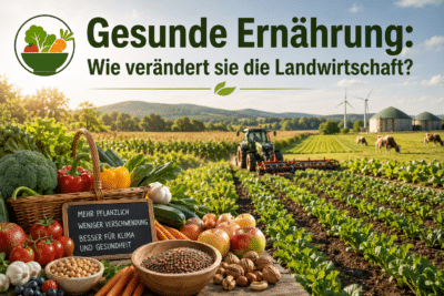Gesunde Ernährung: Wie verändert sie die Landwirtschaft?