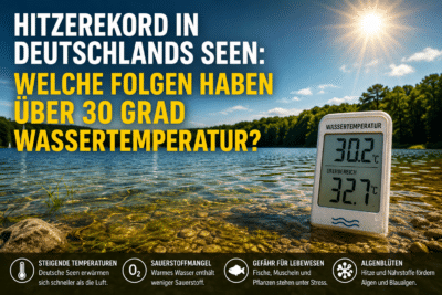 Hitzerekord in Deutschlands Seen: Welche Folgen haben über 30 Grad Wassertemperatur?