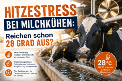 Hitzestress bei Milchkühen: Reichen schon 28 Grad aus?