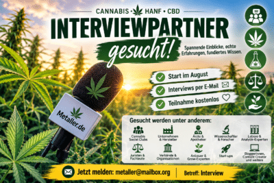 Interviewpartner zu Cannabis, Hanf und CBD gesucht