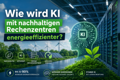 Wie wird KI mit nachhaltigen Rechenzentren energieeffizienter?
