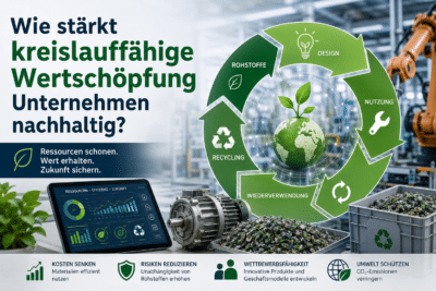 Wie stärkt kreislauffähige Wertschöpfung Unternehmen nachhaltig?