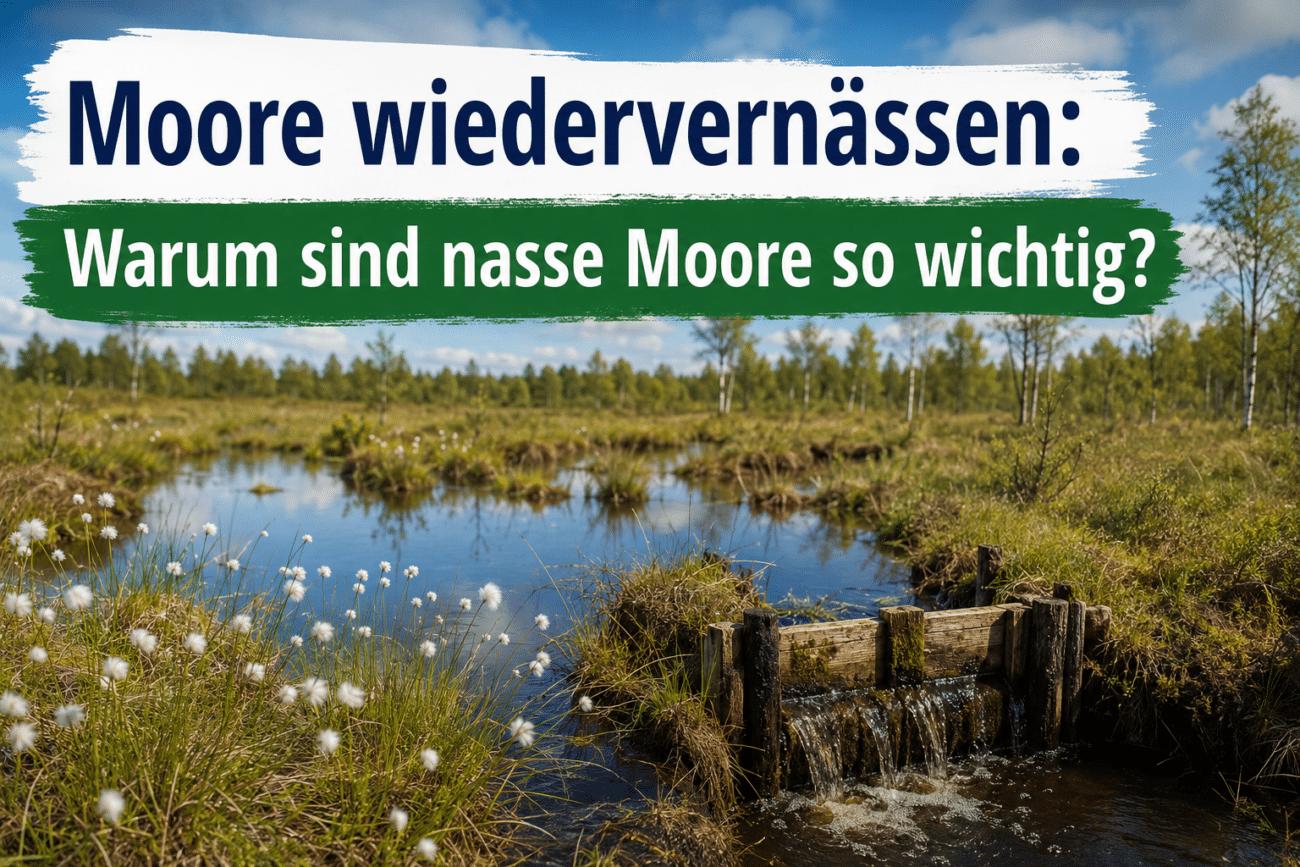 Moore wiedervernässen: Warum sind nasse Moore so wichtig?