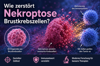 Wie zerstört Nekroptose Brustkrebszellen?