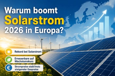 Warum boomt Solarstrom 2026 in Europa?