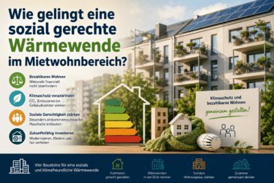 Wie gelingt eine sozial gerechte Wärmewende im Mietwohnbereich?