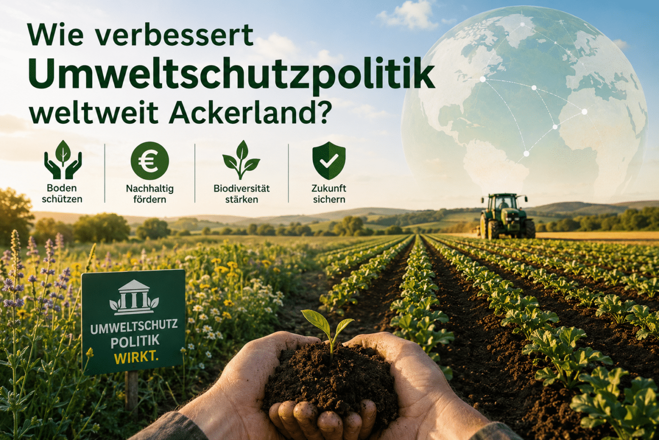 Wie verbessert Umweltschutzpolitik weltweit Ackerland?
