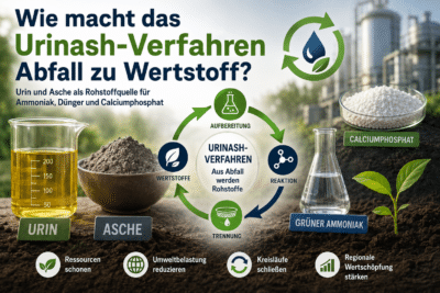 Wie macht das Urinash-Verfahren Abfall zu Wertstoff?