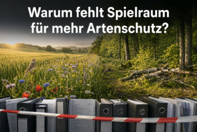Warum fehlt Spielraum für mehr Artenschutz?