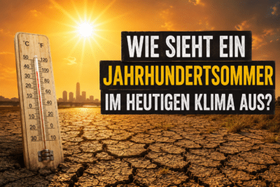 Wie sieht ein Jahrhundertsommer im heutigen Klima aus?