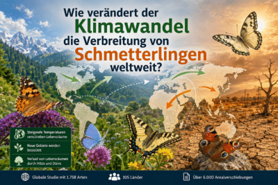 Wie verändert der Klimawandel die Verbreitung von Schmetterlingen weltweit?