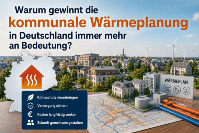 Warum gewinnt die kommunale Wärmeplanung in Deutschland immer mehr an Bedeutung?