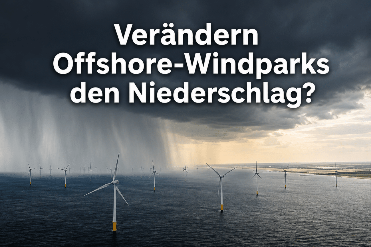 Verändern Offshore-Windparks den Niederschlag?